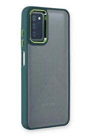 CepteToptan Samsung Galaxy A03S Kılıf Dora Kapak - Haki Yeşil - DROPX1134-5508