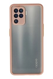 CepteToptan Oppo Reno 5 Lite Kılıf Montreal Silikon Kapak - Pembe - DROPX7843-1905