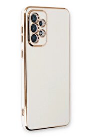 CepteToptan Samsung Galaxy A33 5G Kılıf Volet Silikon - Beyaz - DROPX3352-2003
