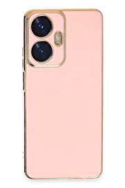 CepteToptan Realme C55 Kılıf Volet Silikon - Pembe - DROPX7645-7076