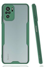 CepteToptan Xiaomi Redmi Note 10 Kılıf Platin Silikon - Yeşil - DROPX5245-3866