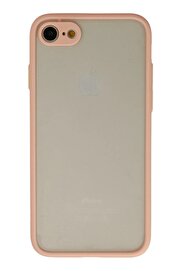 CepteToptan iPhone 7 Kılıf Montreal Silikon Kapak - Pembe - DROPX7699-2226