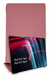 CepteToptan iPad 10.2 (7.nesil) Kılıf Tablet Smart Kılıf - Pembe - DROPX2467-7689