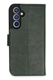 CepteToptan Samsung Galaxy A34 5G Kılıf Trend S Plus Kapaklı Kılıf - Yeşil - DROPX8202-7750