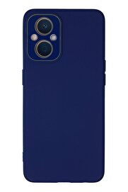 CepteToptan Oppo Reno 7 Lite Kılıf Lansman Glass Kapak - Sky Blue - DROPX1961-7726