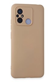 CepteToptan Xiaomi Redmi 12C Kılıf Nano içi Kadife Silikon - Pudra - DROPX5025-3147