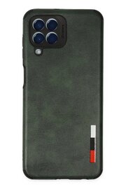 CepteToptan Samsung Galaxy M33 Kılıf Loop Deri Silikon - Yeşil - DROPX9691-9009