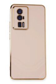 CepteToptan Xiaomi Poco F5 Pro Kılıf Volet Silikon - Pembe - DROPX1981-1438