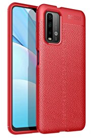 CepteToptan Xiaomi Redmi 9T Kılıf Auto Focus Kapak - Kırmızı - DROPX7590-9070