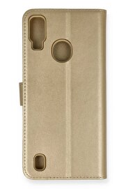 CepteToptan Reeder P13 Blue Kılıf Trend S Plus Kapaklı Kılıf - Gold - DROPX6756-4899