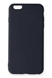 CepteToptan iPhone 6 Plus Kılıf Nano içi Kadife Silikon - Lacivert - DROPX8911-1032