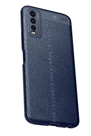 CepteToptan Vivo Y11S Kılıf Auto Focus Kapak - Lacivert - DROPX6809-8960