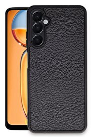CepteToptan Samsung Galaxy A36 Kılıf Aras Deri Kapak - Siyah - DROPX5450-1305