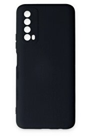 CepteToptan Huawei P Smart 2021 Kılıf Nano içi Kadife Silikon - Lacivert - DROPX7349-7001