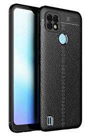CepteToptan Realme C21 Kılıf Auto Focus Kapak - Siyah - DROPX3139-1033
