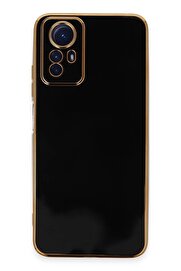 CepteToptan Xiaomi Redmi Note 12S Kılıf Volet Silikon - Siyah - DROPX3856-6093