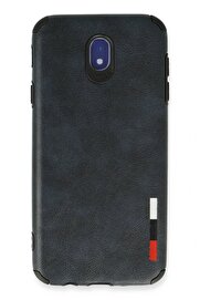 CepteToptan Samsung Galaxy J7 Pro / J730 Kılıf Loop Deri Silikon - Lacivert - DROPX7129-7912