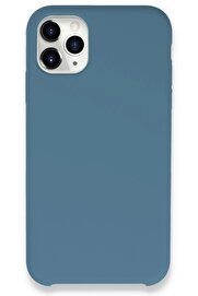 CepteToptan iPhone 11 Pro Max Kılıf Lansman Legant Silikon - Açık Mavi - DROPX4490-7020