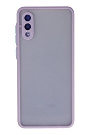 CepteToptan Samsung Galaxy A02 Kılıf Montreal Silikon Kapak - Mor - DROPX5533-8166