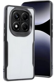 CepteToptan Xiaomi Redmi Note 14 Pro Plus Kılıf Boyi Silikon Kapak - Siyah - DROPX9132-3491
