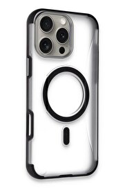 CepteToptan iPhone 16 Pro Hilton Magsafe Kapak - Siyah - DROPX4518-1852