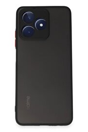 CepteToptan Realme C53 Kılıf Montreal Silikon Kapak - Siyah - DROPX2503-5512