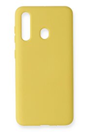 CepteToptan Samsung Galaxy M40 Kılıf Nano içi Kadife Silikon - Sarı - DROPX2556-6521