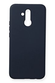 CepteToptan Huawei Mate 20 Lite Kılıf Nano içi Kadife Silikon - Lacivert - DROPX5862-5275
