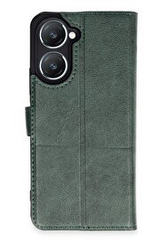 CepteToptan Vivo Y18 Kılıf Trend S Plus Kapaklı Kılıf - Yeşil - DROPX1030-5850