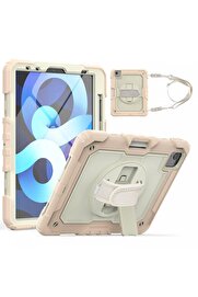 CepteToptan iPad Pro 11 (2020) Kılıf Strap New Tablet Kapak - Pembe - DROPX7495-9126