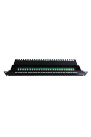 evimdeyokyok Beek 25 port CAT 3 ISDN Patch Panel, zırhsız, 8P4C, LSA, 1U, kabinete monte edilebilir<br> Bee