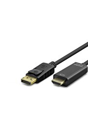 Evimdeyokyok Dısplay To Hdmı Kablo 4K 30Hz 3M Siyah Hdx7797