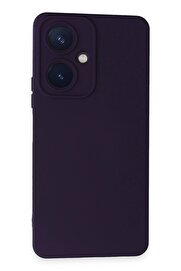 CepteToptan Vivo Y27 Kılıf Nano içi Kadife Silikon - Mor - DROPX6521-8726