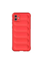 CepteToptan Samsung Galaxy A06 Kılıf Optimum Silikon - Kırmızı - DROPX5748-6333