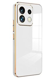 CepteToptan Xiaomi Poco M6 Pro 4G Kılıf Volet Silikon - Beyaz - DROPX2621-5108
