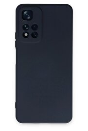 CepteToptan Xiaomi Redmi Note 11 Pro Plus 5G Kılıf Nano içi Kadife Silikon - Lacivert - DROPX7256-9854