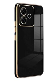 CepteToptan Xiaomi Redmi 13 4G Kılıf Volet Silikon - Siyah - DROPX4736-4687