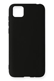 CepteToptan Huawei Y5P Kılıf Nano içi Kadife Silikon - Siyah - DROPX5949-4577