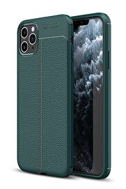CepteToptan iPhone 11 Pro Kılıf Auto Focus Kapak - Yeşil - DROPX4125-1074