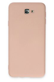 CepteToptan Samsung Galaxy J7 Prime Kılıf Nano içi Kadife Silikon - Pudra - DROPX2788-9314