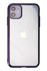 CepteToptan iPhone 11 Kılıf Element Silikon - Mor - DROPX9677-5004