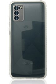 CepteToptan Samsung Galaxy A02S Kılıf Miami Şeffaf Silikon - Şeffaf - DROPX5011-8860