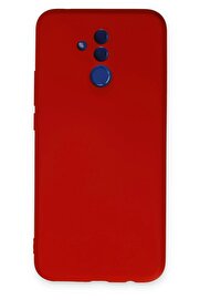 CepteToptan Huawei Mate 20 Lite Kılıf Nano içi Kadife Silikon - Kırmızı - DROPX6149-9098