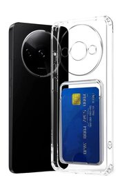 CepteToptan Xiaomi Redmi A3 4G Kılıf Kart Şeffaf Silikon - Şeffaf - DROPX6746-1755