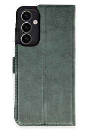 CepteToptan Samsung Galaxy A25 5G Kılıf Trend S Plus Kapaklı Kılıf - Yeşil - NOVER4304-1881