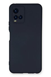 CepteToptan Vivo Y21S Kılıf Nano içi Kadife Silikon - Lacivert - DROPX3628-9394