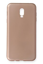 CepteToptan Samsung Galaxy C8 Kılıf First Silikon - Rose Gold - DROPX7089-9718