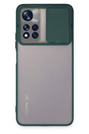 CepteToptan Xiaomi Redmi Note 11 Pro Plus 5G Kılıf Palm Buzlu Kamera Sürgülü Silikon - - DROPX9158-1732