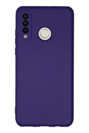 CepteToptan Huawei P30 Lite Kılıf Nano içi Kadife Silikon - Mor - DROPX3219-4591