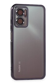 CepteToptan Xiaomi Redmi Note 11E Kılıf Lensli Silikon - Mor - DROPX2834-9472